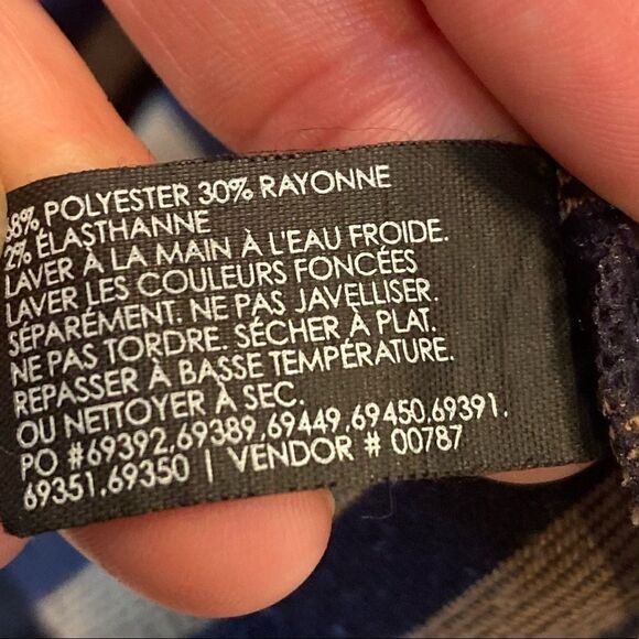 Club Monaco striped ponte pencil skirt - Picture 5 of 5